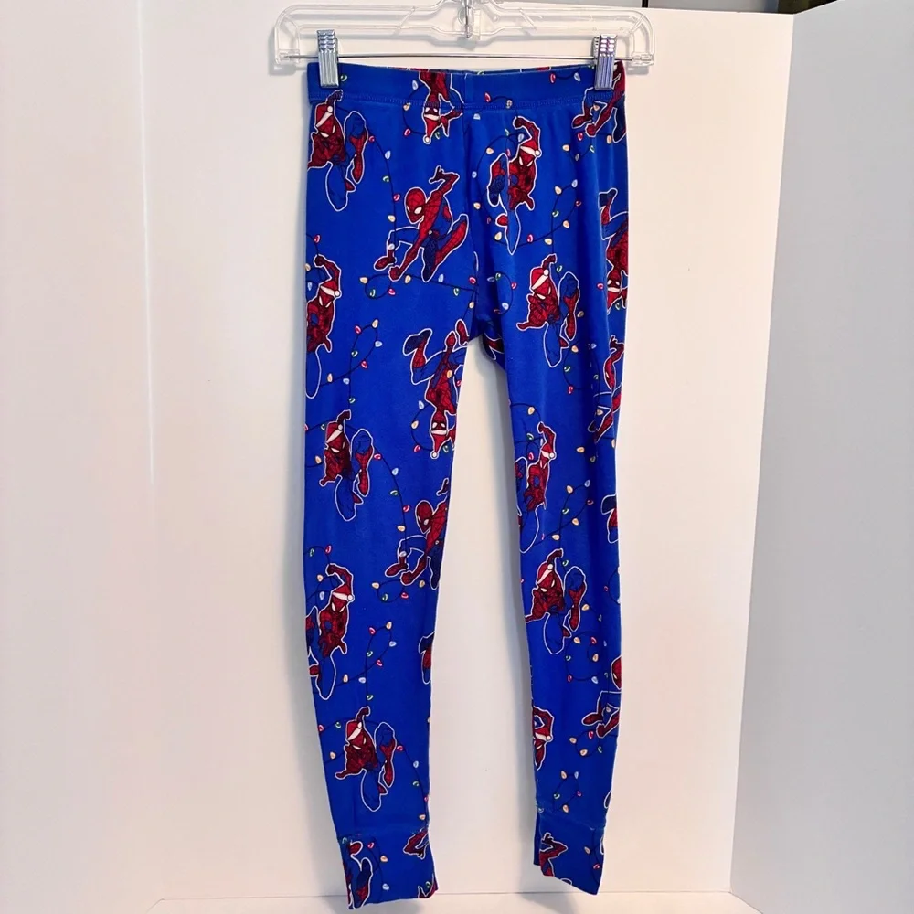 Gap Kids Marvel Organically Grown Cotton Santa Hat Spider-Man PJ Set Size 12